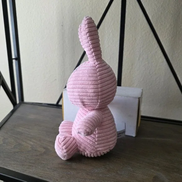 Miffy Bunny Pink Corduroy Plush Stuffed Animal Dick Bruna Bon Ton Toys 9 Inch - Picture 2 of 5